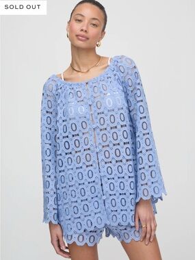 Hill House Enella Blue Tunic Small